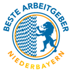 Logo Bester Arbeitsgeber Niederbayerns, 1. Platz für ANTHOLZER passt immer Anbieter für Arbeitsbekleidung, Teambekleidung, Vereinsbekleidung