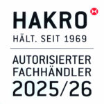 Auszeichnung Hakro autorisierter Händler für Teambekleidung