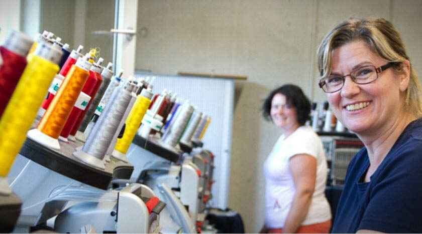 Antholzer Textilveredelung, Stick und Druck, Produktion in Niederbayern
