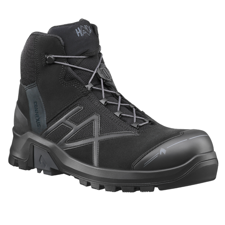 Haix CONNEXIS Safety+ GTX mid black-black