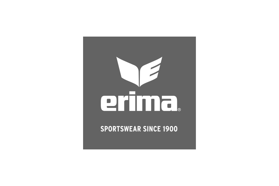Logo erima für Sportbekleidung