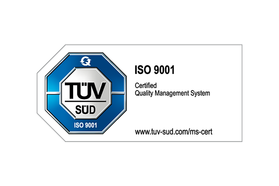 TÜV ISO 9001 Qualitätsmanagement Zertifikat