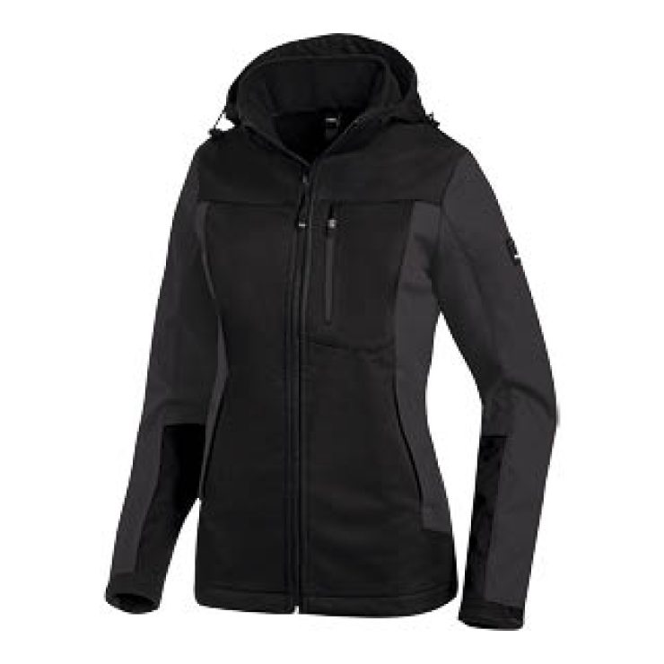 FHB JULIA Softshelljacke, Damen, winddicht, wasserdicht, dehnbar, Arbeitskleidung, Workwear