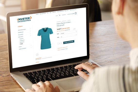 Corporate Webshop, E Procurement, Mitarbeiterwebshop für die Beschaffung von Corporate Fashion, Workwear, Teamwear
