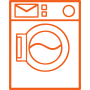 Waschmaschine_Pikto Waschservice Mietwäsche Waschmaschine
