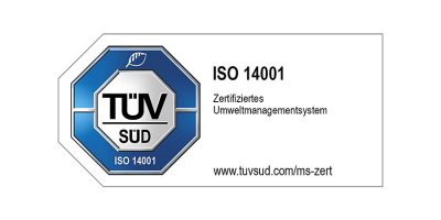TÜV ISO 14001, ISO 9001, Zertifiziert, Umweltmanagementsystem
